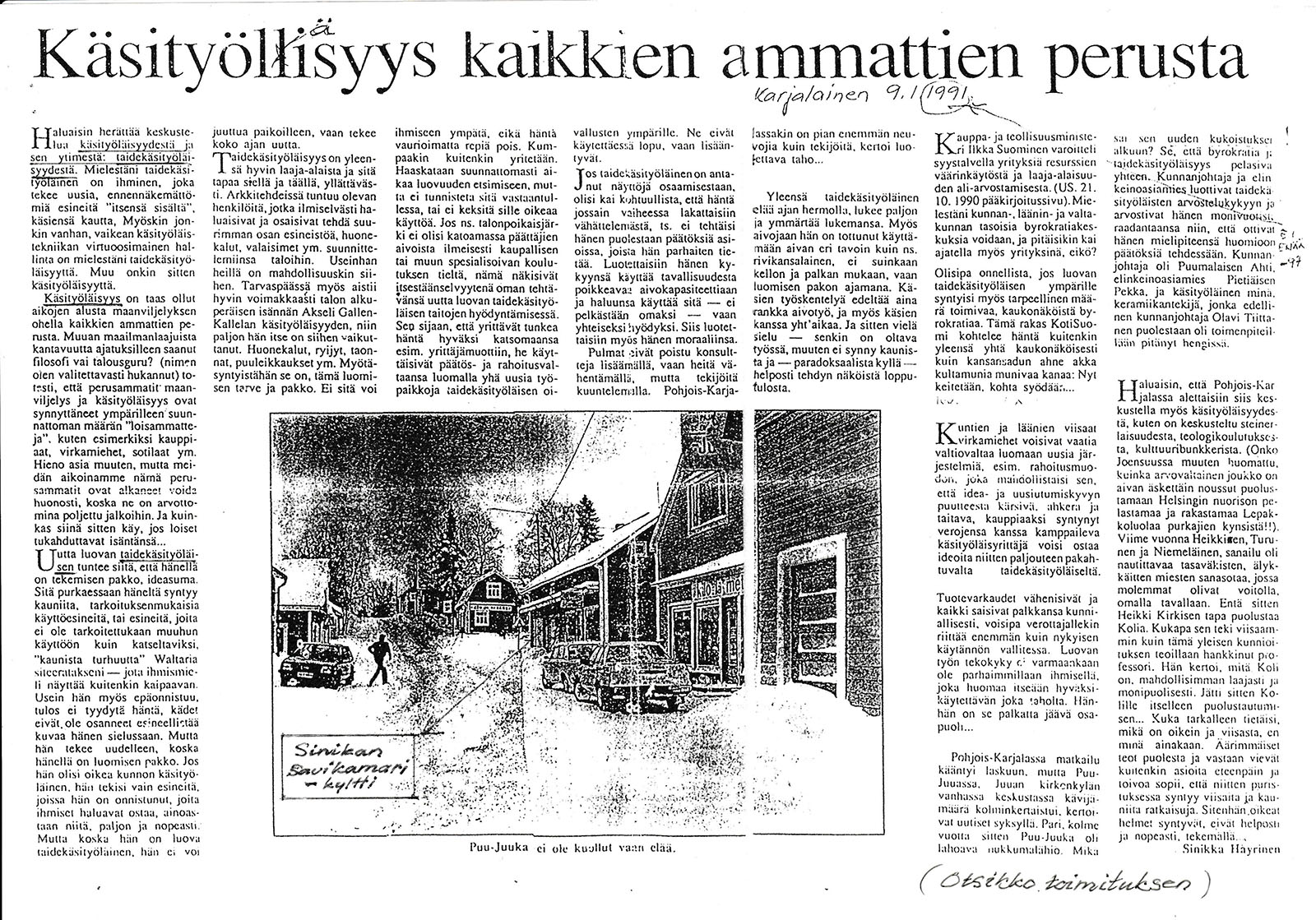 Karjalainen 9.1.1991