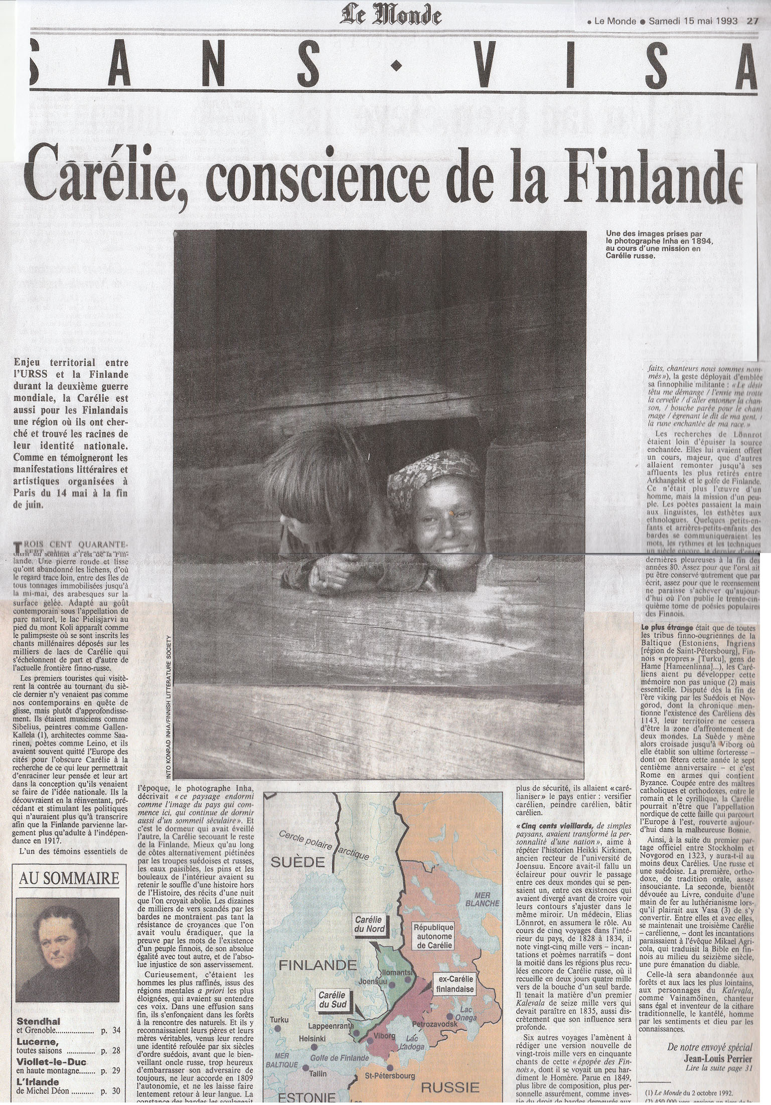 Le Monde artikkeli 15.5.1993